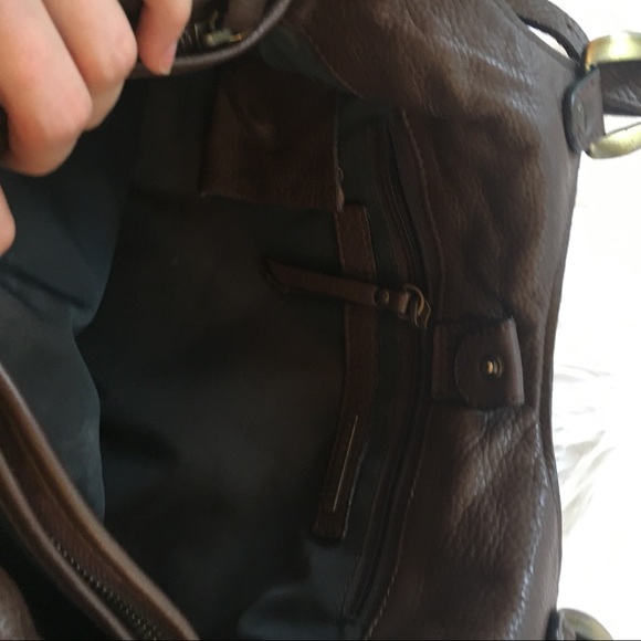 Barbara Bui Pebbled Leather Lock Bag - Picture 5 of 7